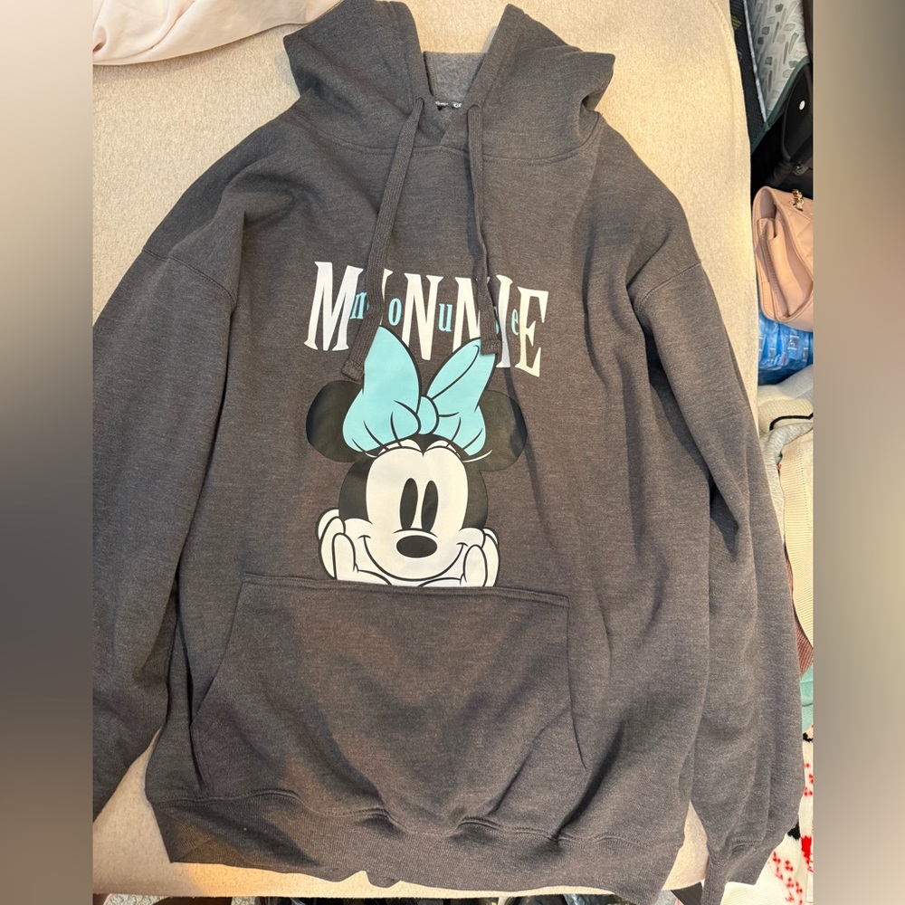 NEW GRAY MINNIE SWEATER NEVER USED